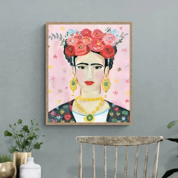 Framed Print with Textured Finish - Multicolor image