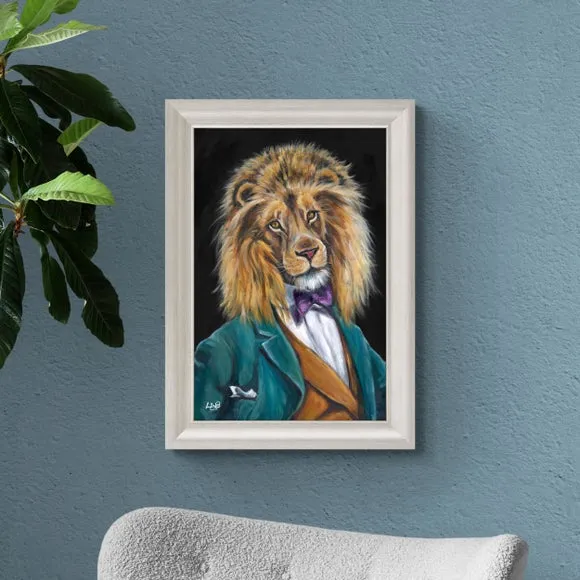 Framed Print with Textured Finish - Multicolor image