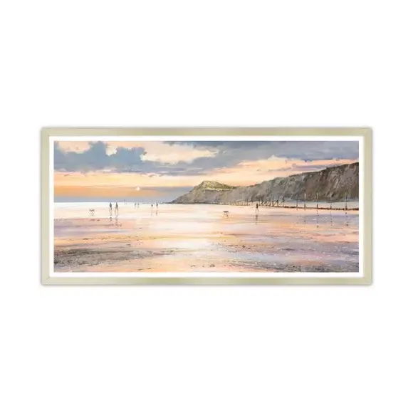 Framed Print with Textured Finish - Peach