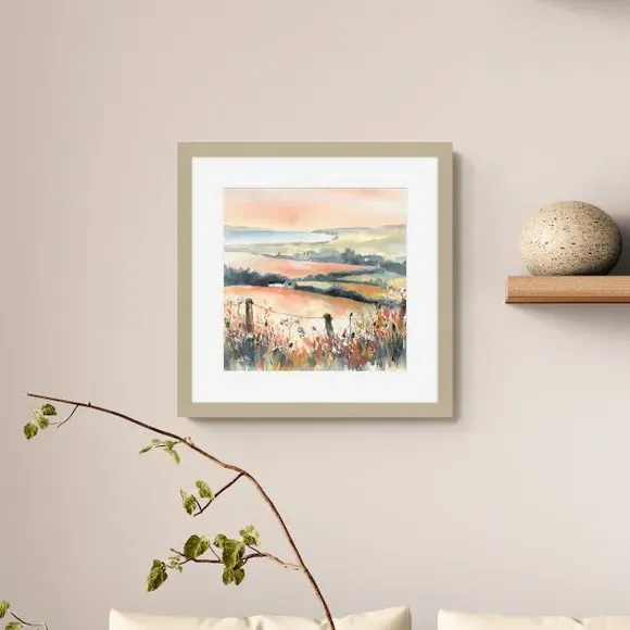 Landscape Framed Print - Multicolor image