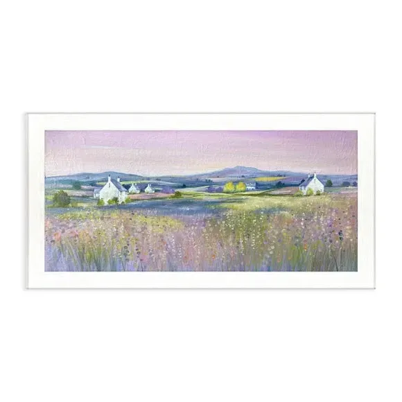 Landscape Framed Print - White Frame