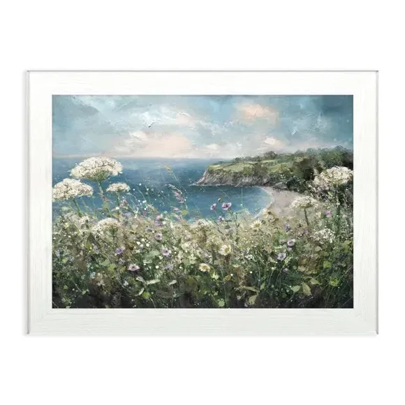 Landscape Framed Print - White Frame