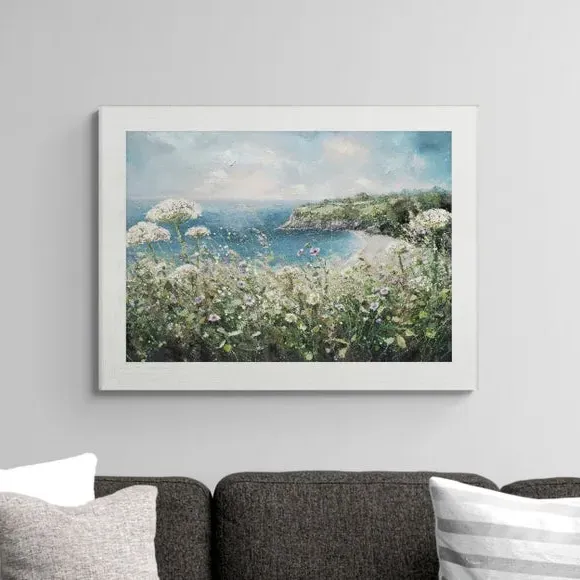 Landscape Framed Print - White Frame image