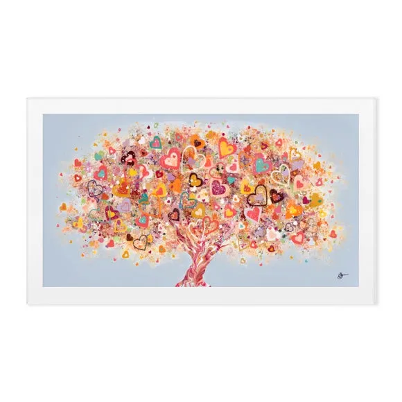 Landscape Framed Print - White Frame