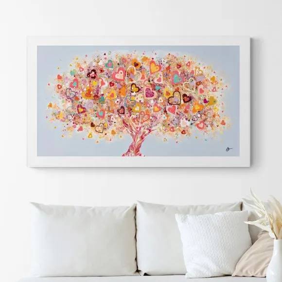 Landscape Framed Print - White Frame image