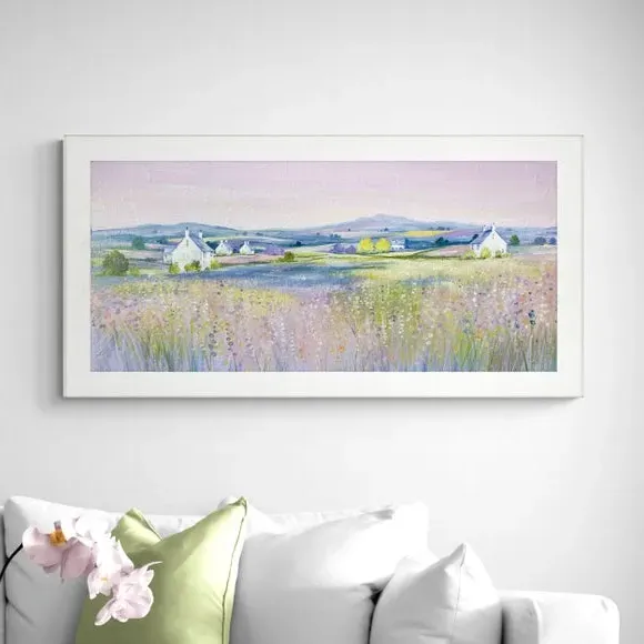 Landscape Framed Print - White Frame image