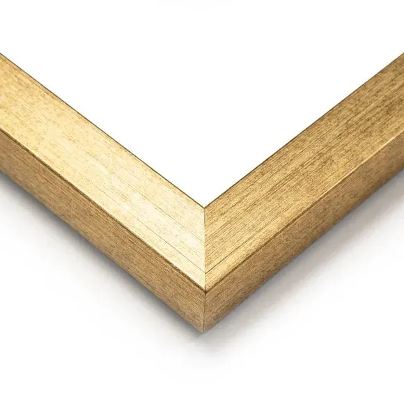 Set of 2 Framed Prints - Gold, Geometric