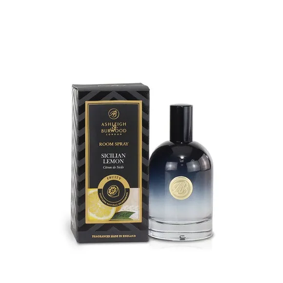 Room Spray Citrus Scent - Black, Glass