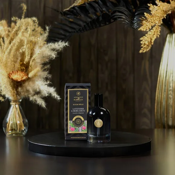 Room Spray Lavender & Bergamot - Black, Glass image