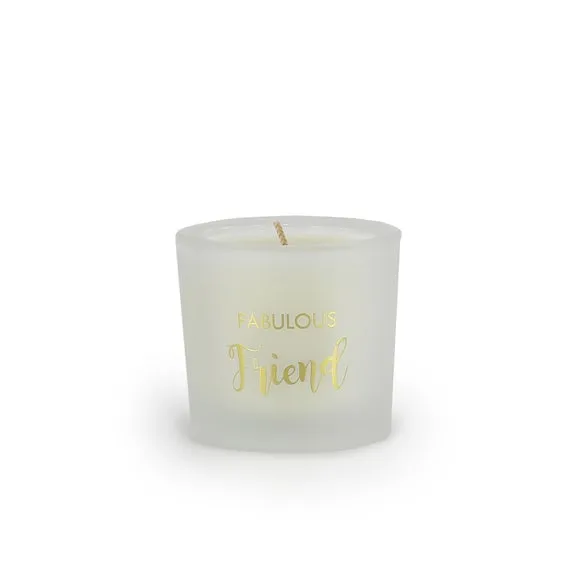 Scented Candle with Cotton Wick - Black, Soy Wax