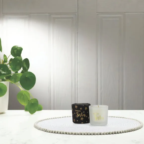 Scented Candle with Cotton Wick - Black image