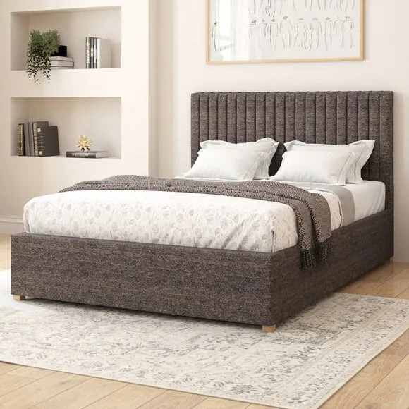 Adjustable Bed with Remote - Charcoal, Fabric image