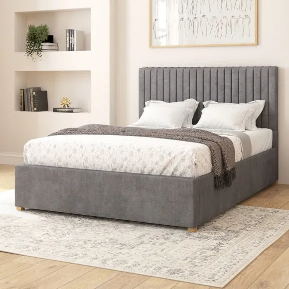 Adjustable Bed with Remote Control - Steel, Velvet