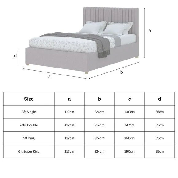 Adjustable Bed with Remote - Natural, Fabric