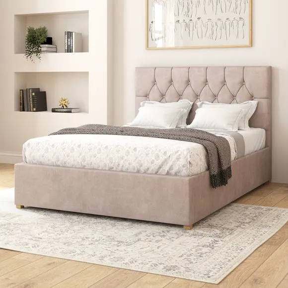 Adjustable Bed with Remote - Silver, Velvet