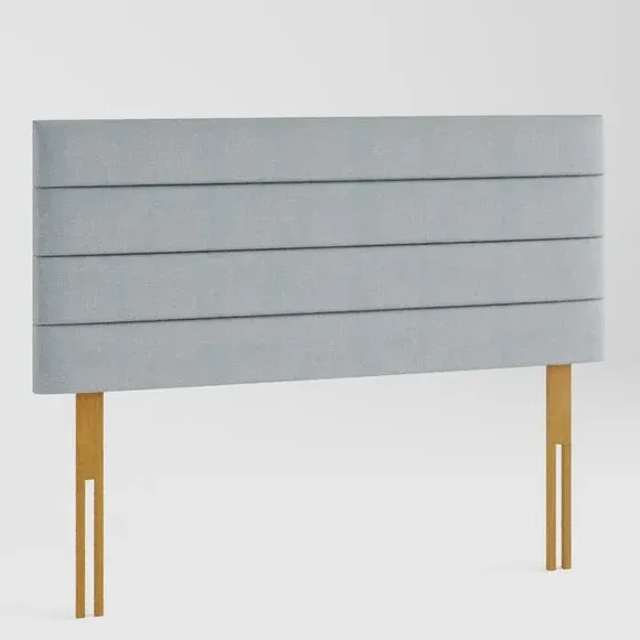 Horizontal Headboard with Deep Padding - Sky, Fabric