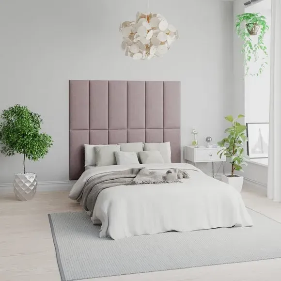 Upholstered Wall Panels with Easy Mount - Blush