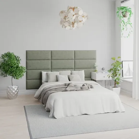 Upholstered Wall Panels with Easy Mount - Duck Egg