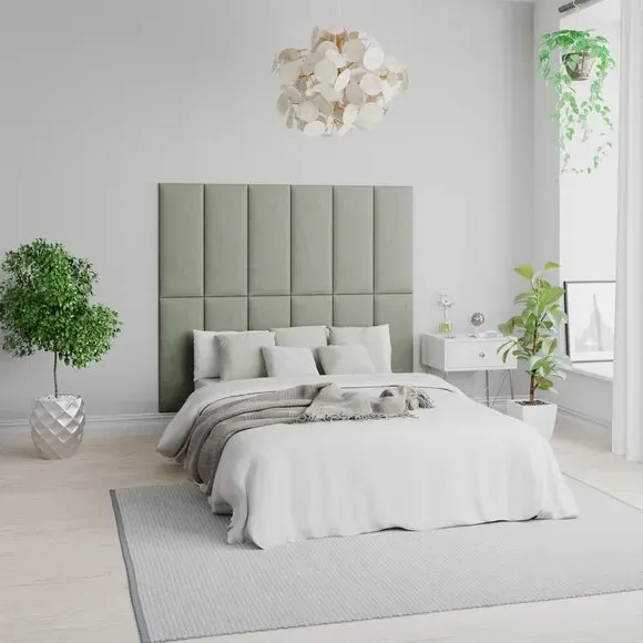 Upholstered Wall Panels with Easy Mount - Duck Egg