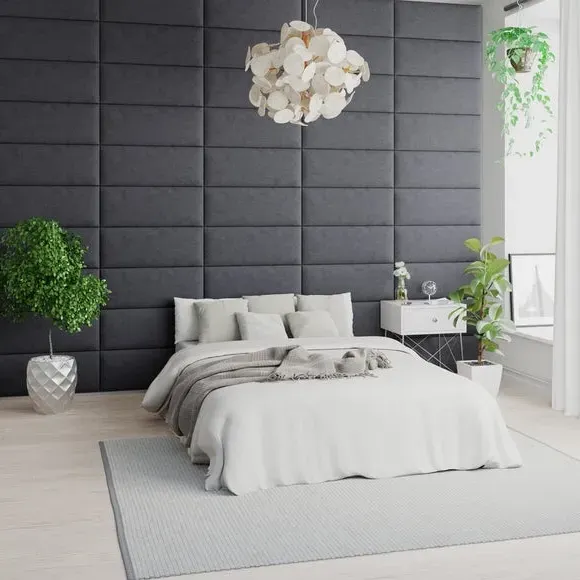 Upholstered Wall Panels with Easy Mount - Steel