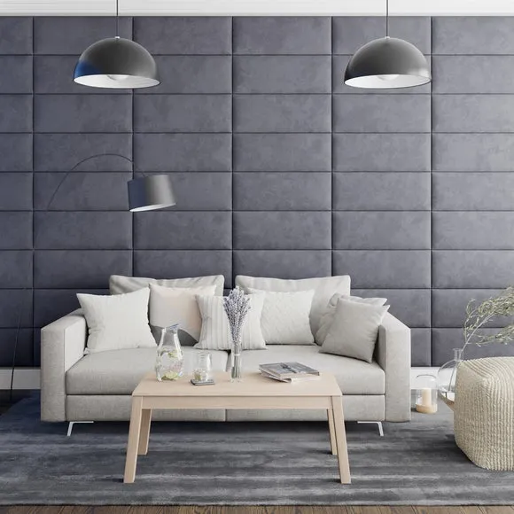 Upholstered Wall Panels with Easy Mount - Steel
