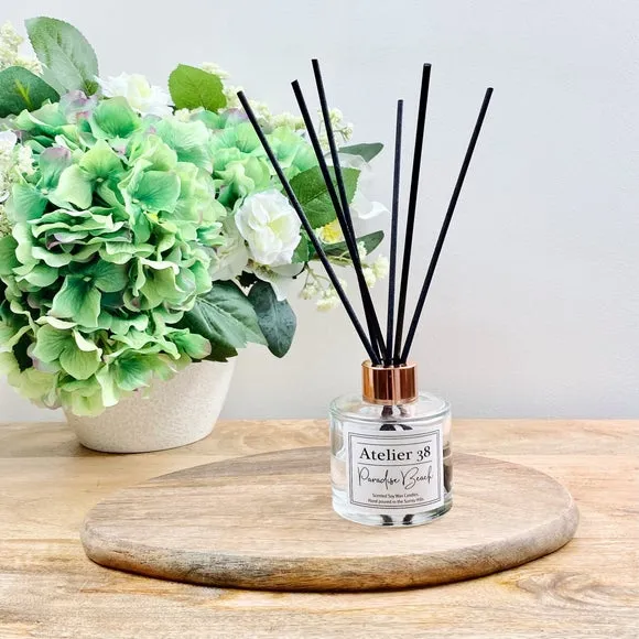 120ml Reed Diffuser with Rose Gold Cap - Clear image