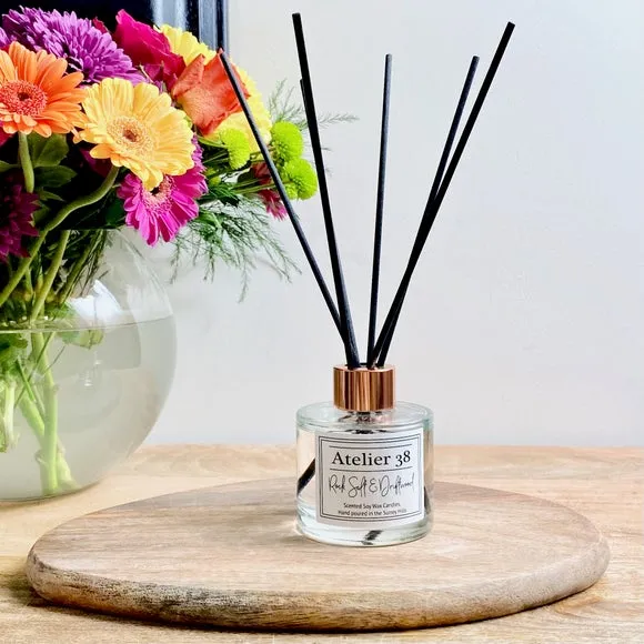 120ml Reed Diffuser with Rose Gold Cap - Clear image