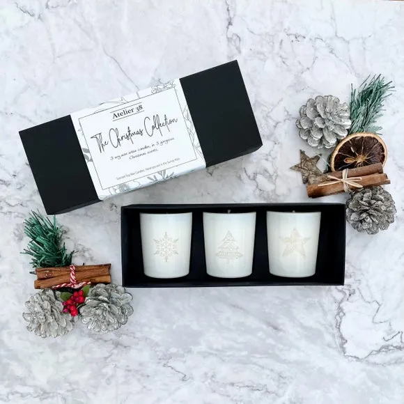 3-Piece Candle Gift Set - White, Soy Wax image