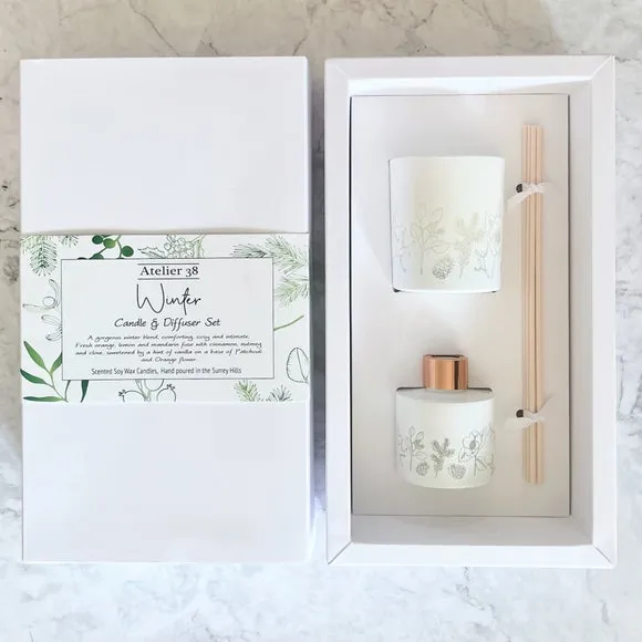 Candle & Diffuser Gift Set - Spiced Orange image
