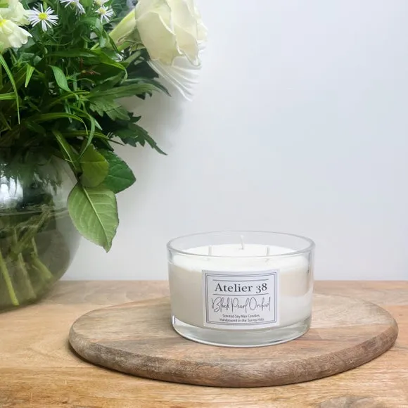 Large Multi Wick Candle - Black Pearl Orchid image