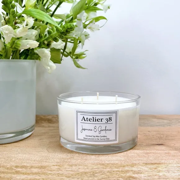 Large Multi Wick Candle - Jasmine & Gardenia image