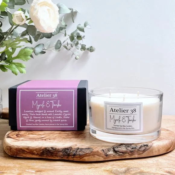 Large Multi Wick Candle - Myrrh & Tonka image