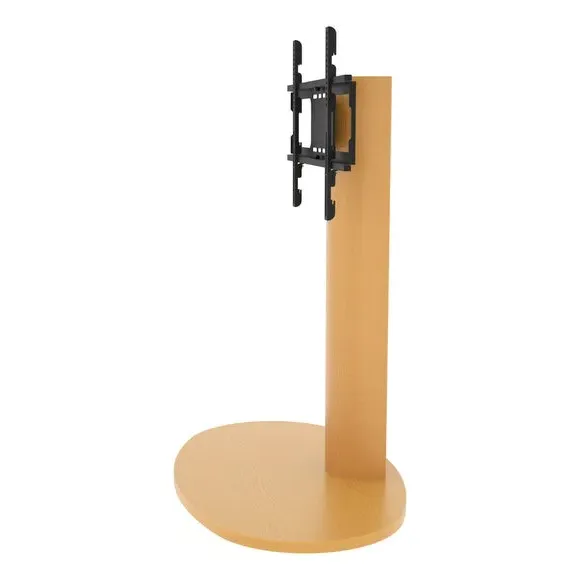 Column TV Stand with Swivel - Oak, Wood