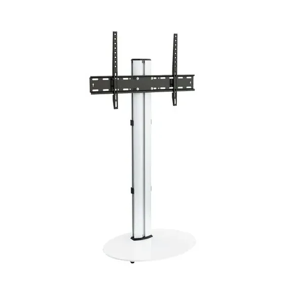 Pedestal TV Stand for 55" TVs - White