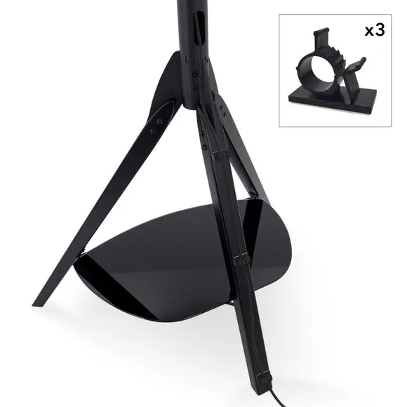 Tripod TV Stand with Tilt - Black, Wood