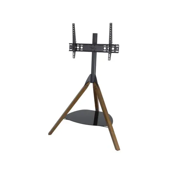 Tripod TV Stand with Tilt - Dark Wood