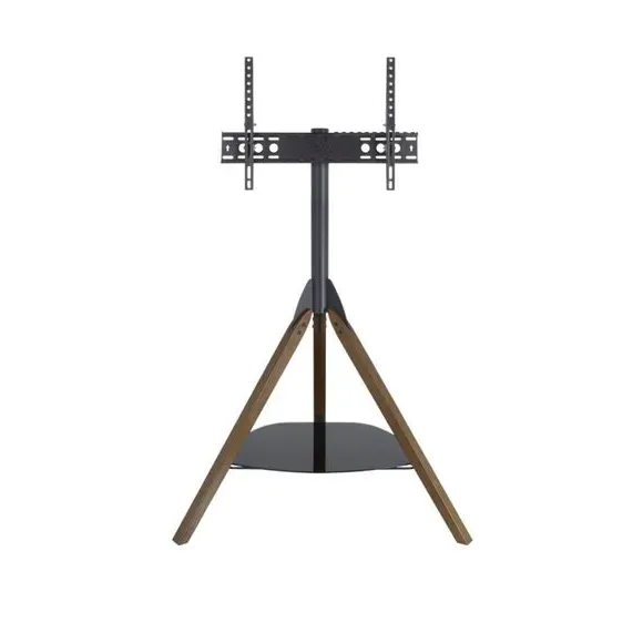 Tripod TV Stand with Tilt - Dark Wood