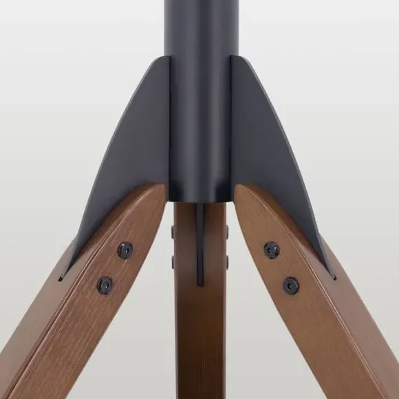 Tripod TV Stand with Tilt - Dark Wood