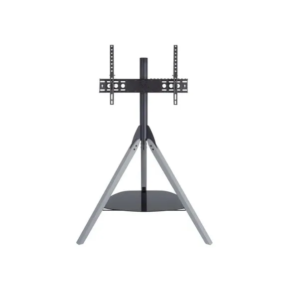 Tripod TV Stand with Tilt - Grey, Wood