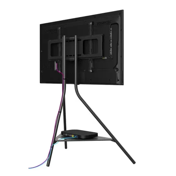 Tripod TV Unit with Swivel - Black, Metal