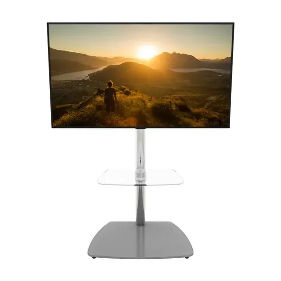 TV Unit with Tilt Function - Clear, Glass