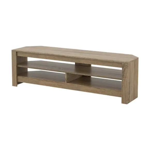 Wide Corner TV Stand for 65" TVs - Oak, Wood