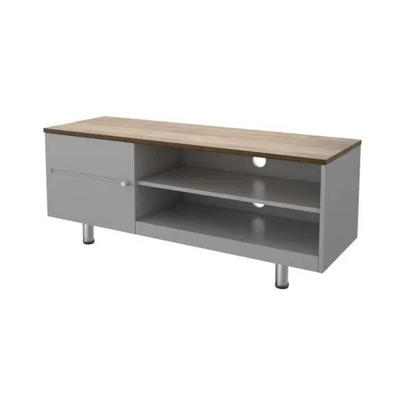 Wide TV Stand for 60" TVs - Grey, Wood