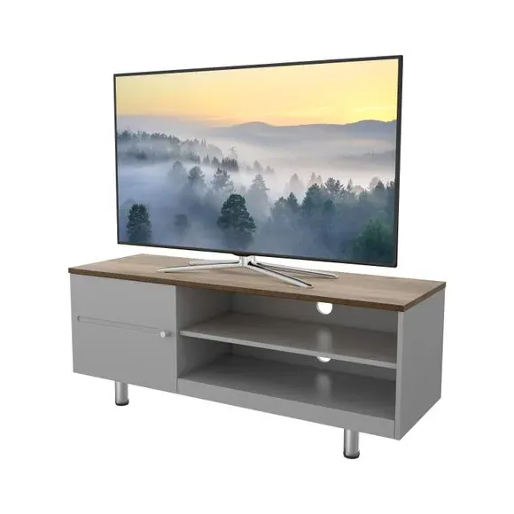 Wide TV Stand for 60" TVs - Grey, Wood