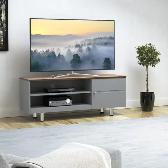 Wide TV Stand for 60" TVs - Grey, Wood image
