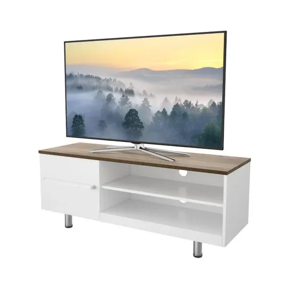 Wide TV Stand for 60" TVs - White, Wood