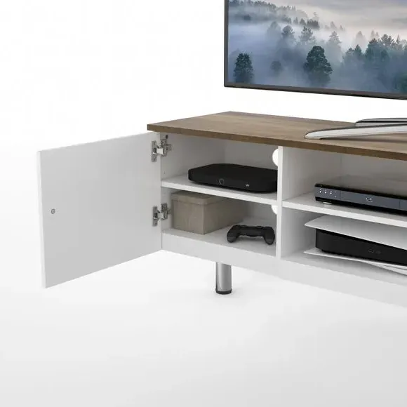 Wide TV Stand for 60" TVs - White, Wood