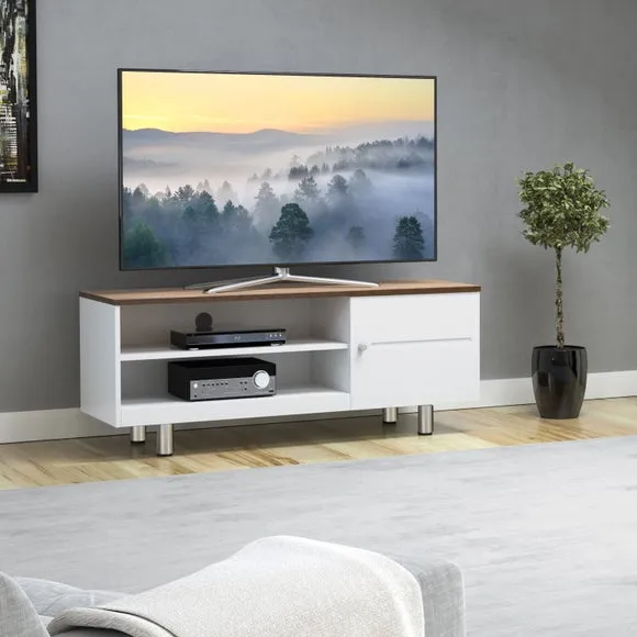 Wide TV Stand for 60" TVs - White, Wood