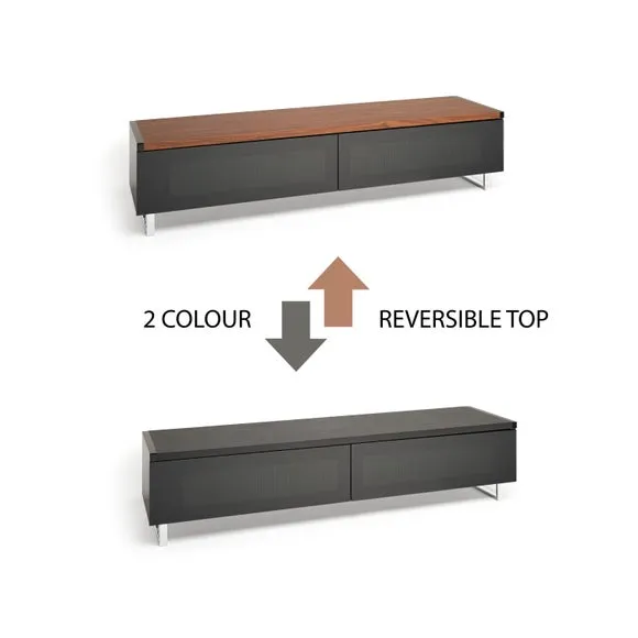 Wide TV Stand with Reversible Top - Oak, Wood