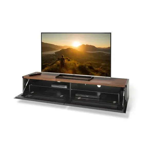 Wide TV Stand with Reversible Top - Oak, Wood